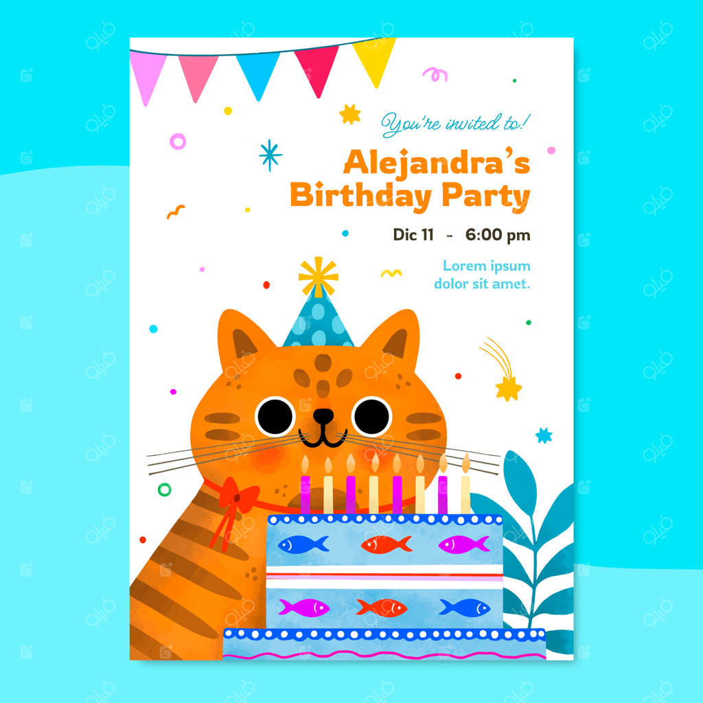 پترن کارت تبریک تولد