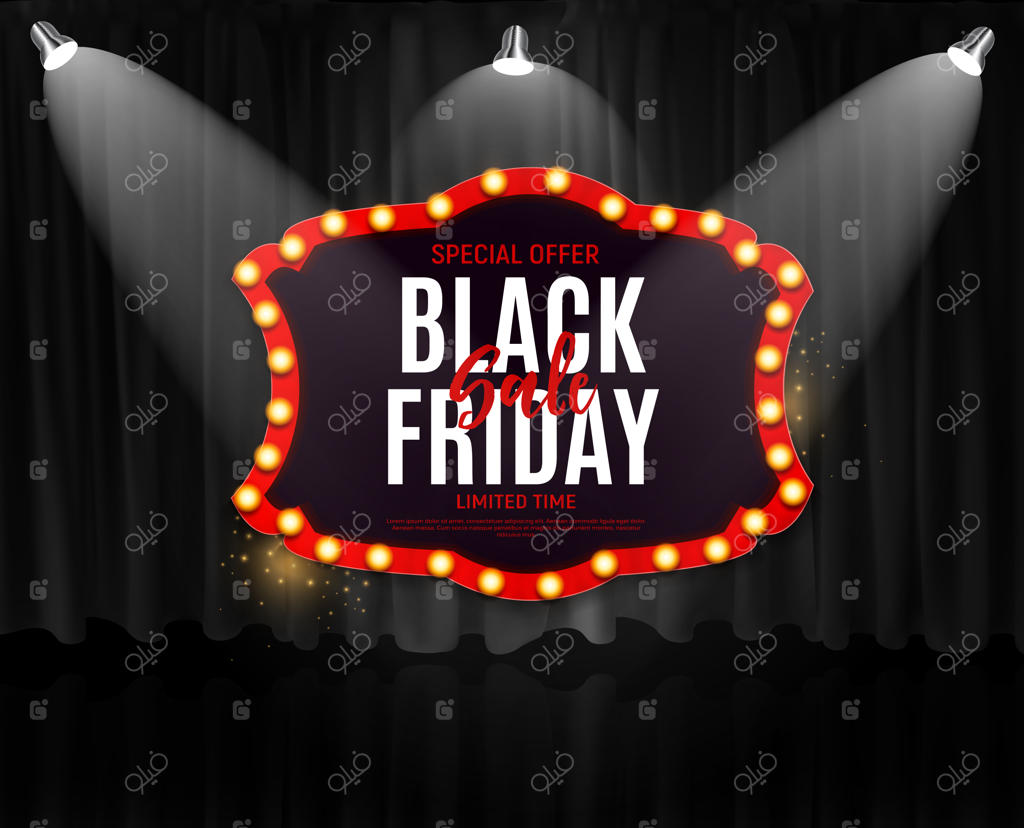 قالب بنر تخفیف ویژه جمعه سیاه