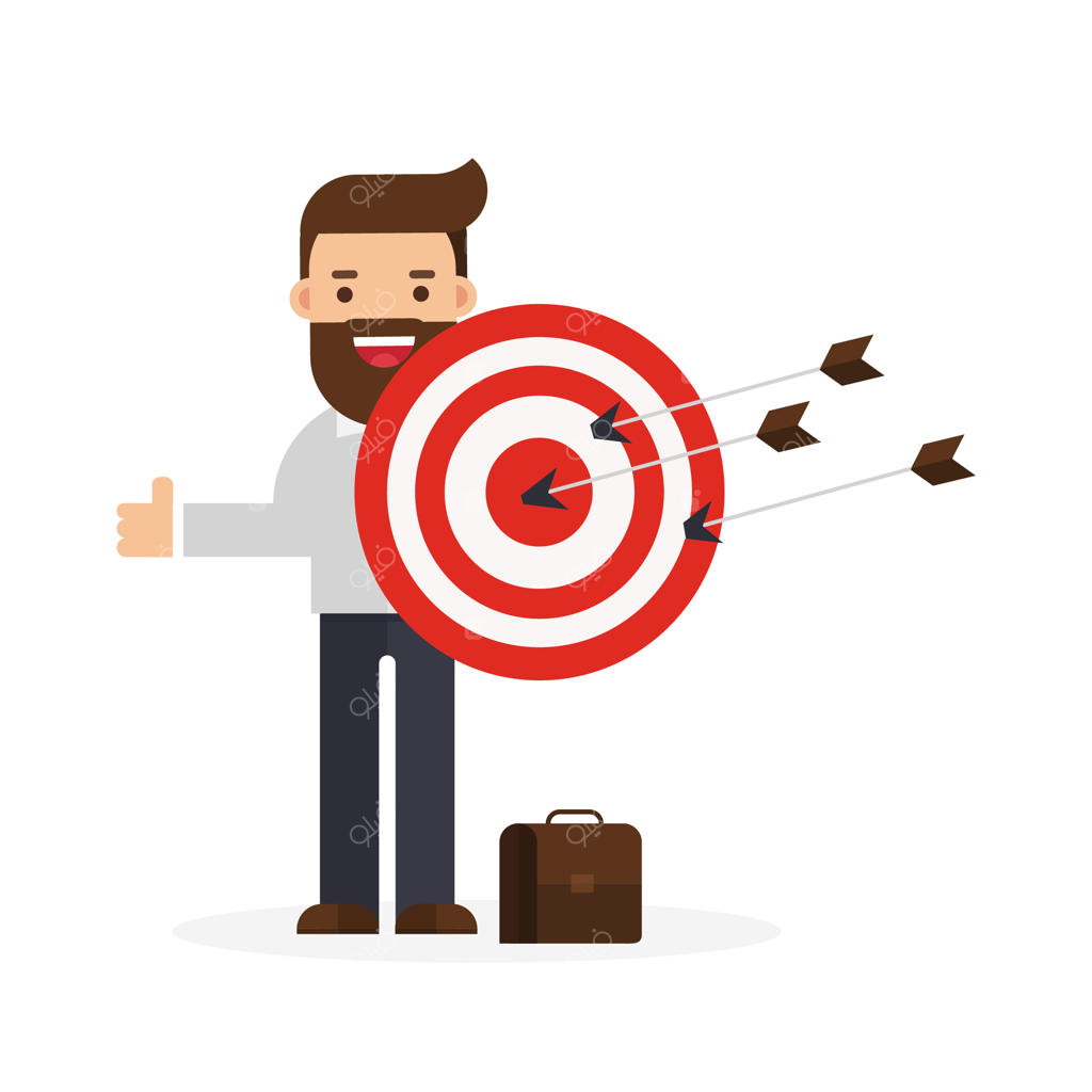 مرد تاجر هدف بزرگ خود را نشانه گرفته است