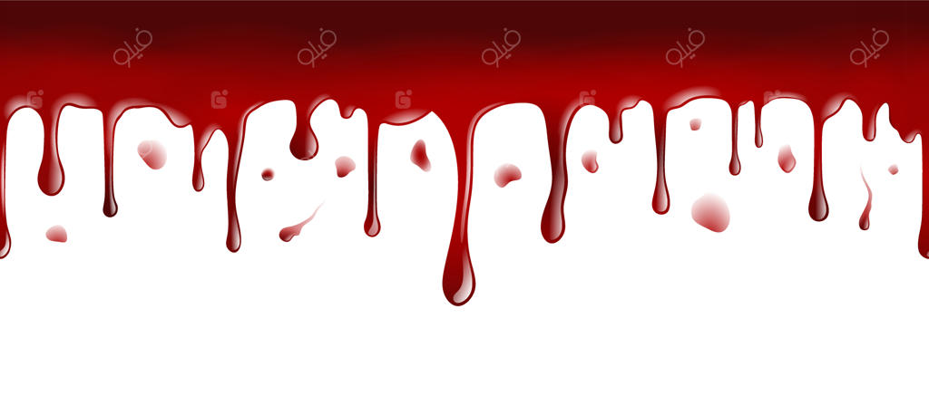 بنر یکپارچه قطرات خون