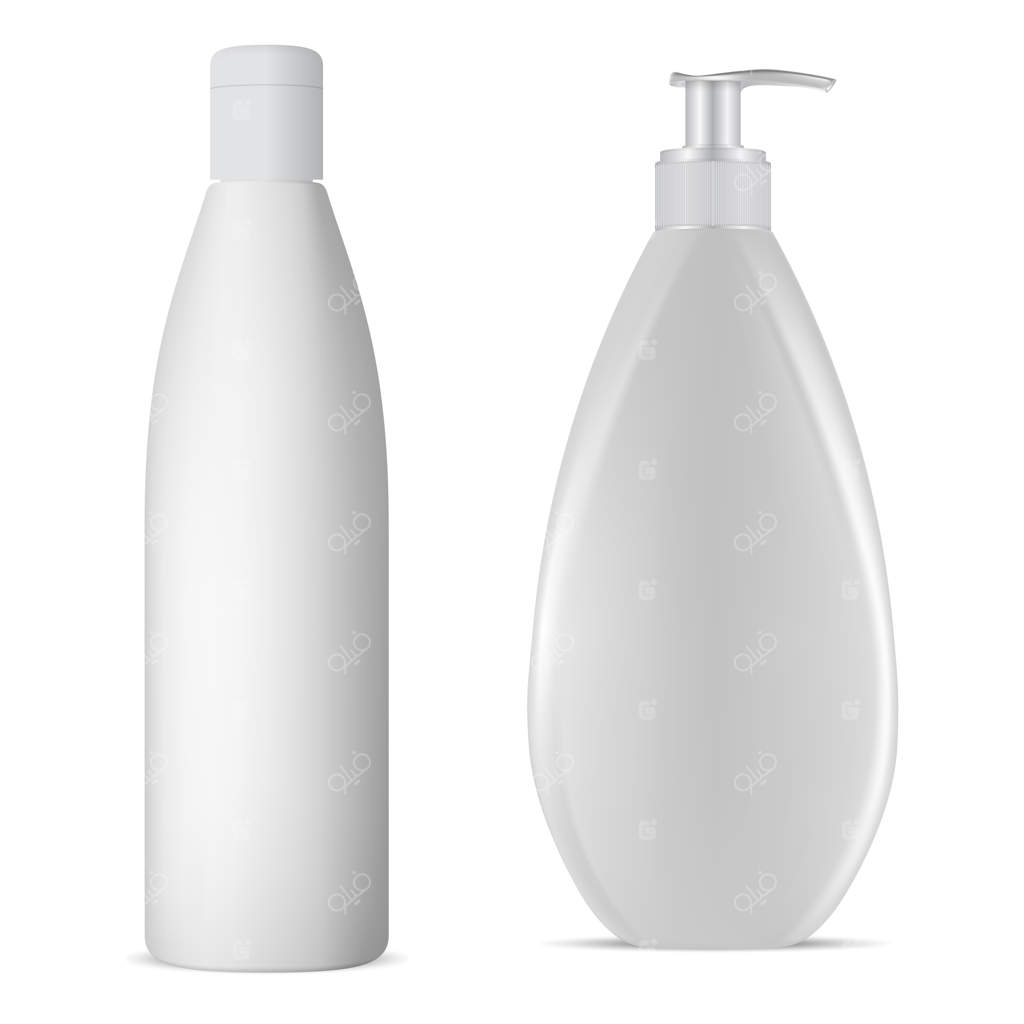 بطری شامپو سفید