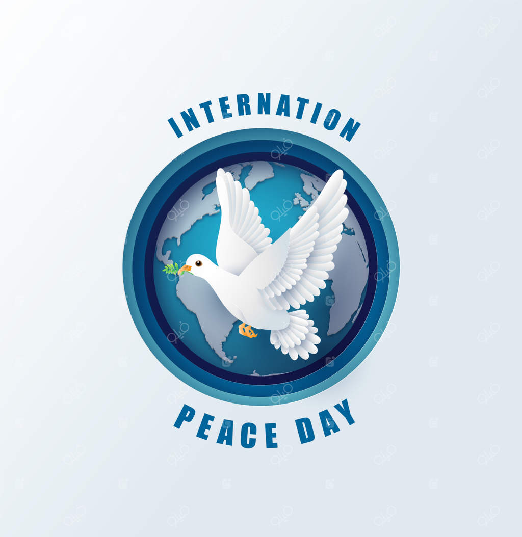 برش کاغذی روز جهانی صلح.