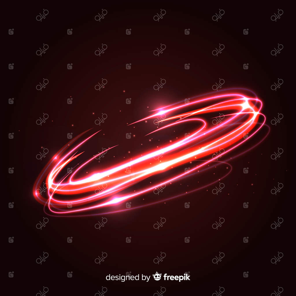 اثر چرخش نور قرمز