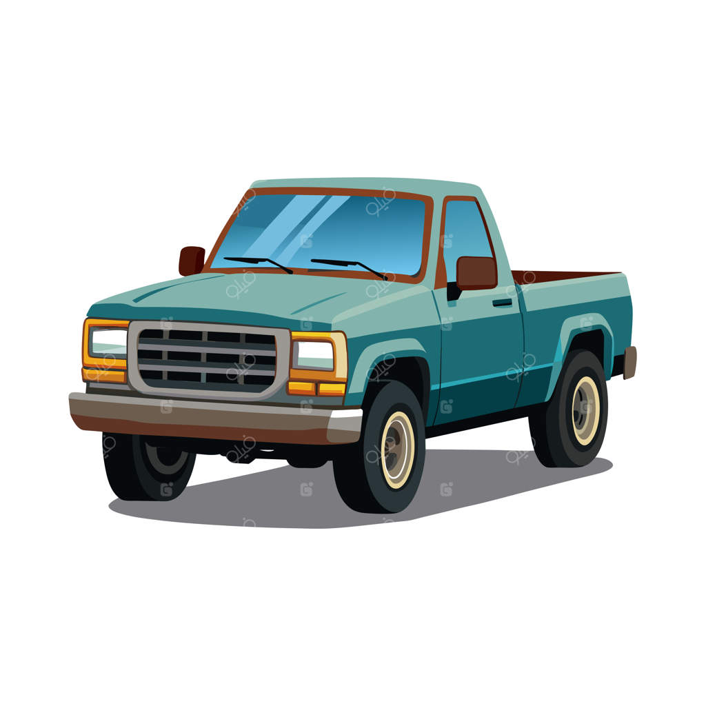 مفهوم تصویرسازی وکتور واقع‌گرایانه خودرو