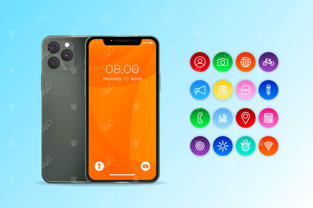 طراحی واقع‌گرایانه اپلیکیشن‌ها در گوشی‌های هوشمند