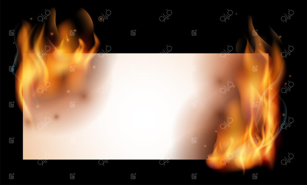 شبیه‌سازی واقع‌گرایانه آتش گرفتن کاغذ یادداشت