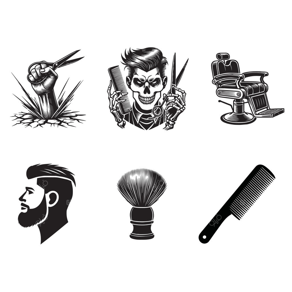 بسته ضروریات آرایشگری - ابزارها، پروفایل‌ها و طراحی‌های مدرن