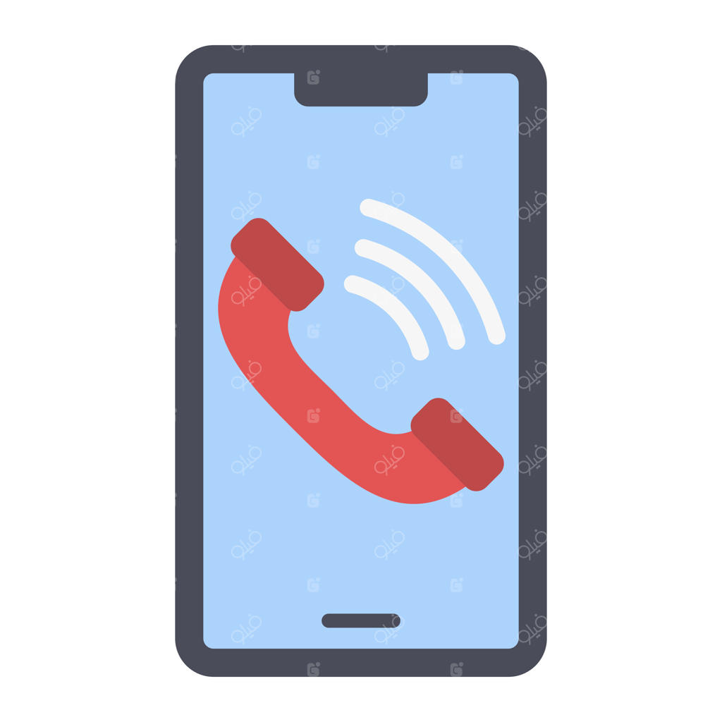 آیکون تلفن در حال زنگ