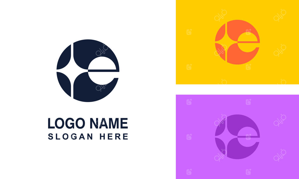 لوگوی دایره‌ای با ستاره