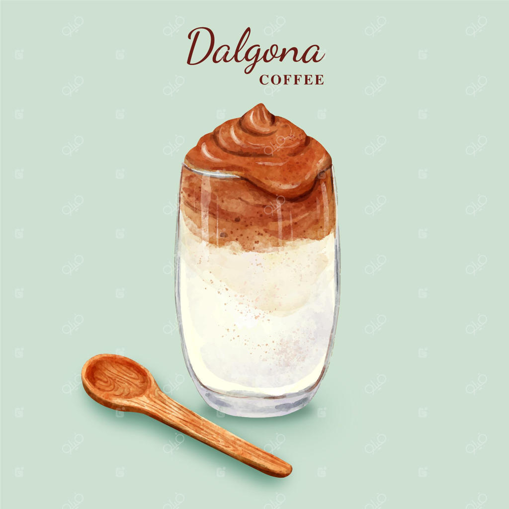 تصویر قهوه دالگونا در فنجان کوچک