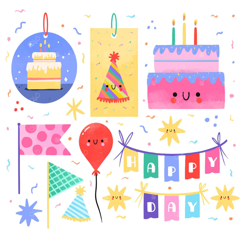 مجموعه اسکرپ‌بوک تولد