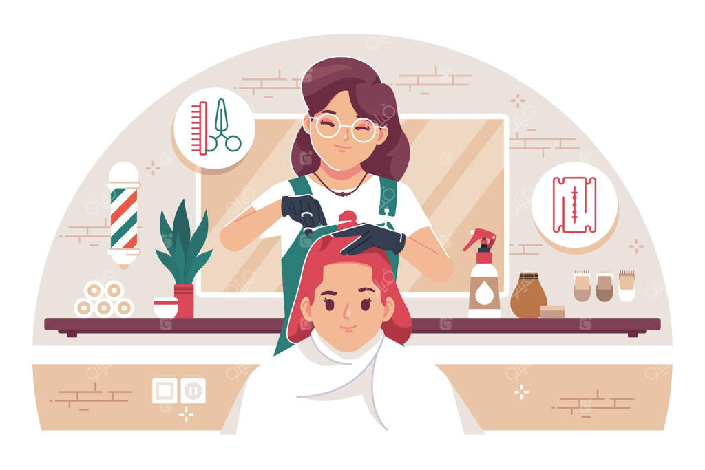 طرح مفهومی از سالن زیبایی