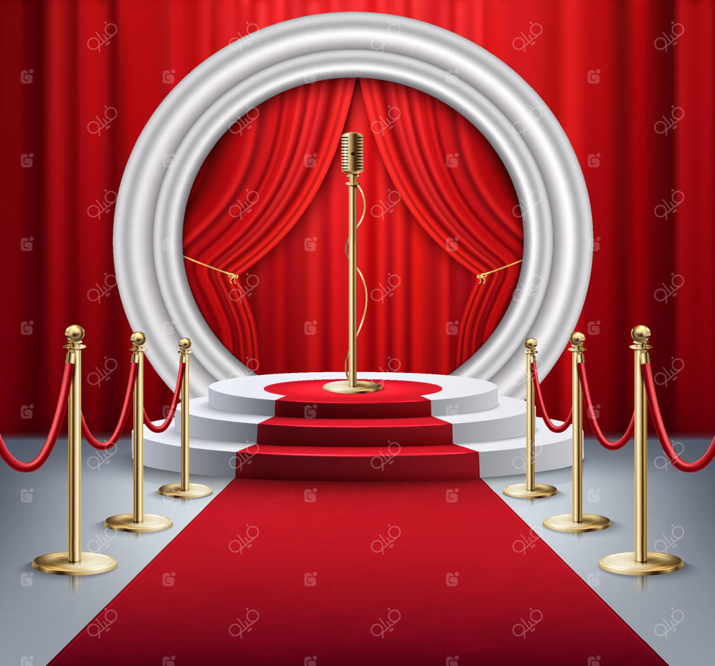 پس‌زمینه شیک فرش قرمز