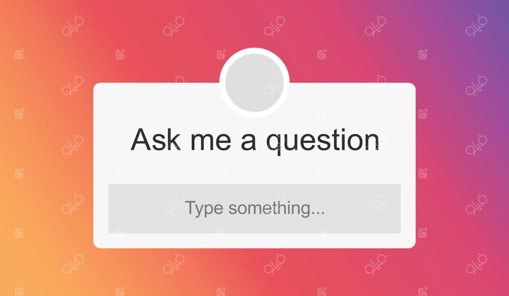 آیکون "از من سوال بپرس" به سبک تخت. تصویرسازی وکتور سوالات متداول بر روی زمینه‌ی مجزا. نماد دکمه کمک برای مفهوم کسب‌و‌کار.