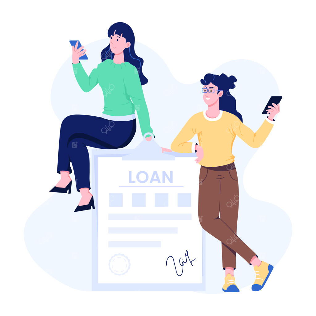 تصویرسازی تخت سند تایید وام