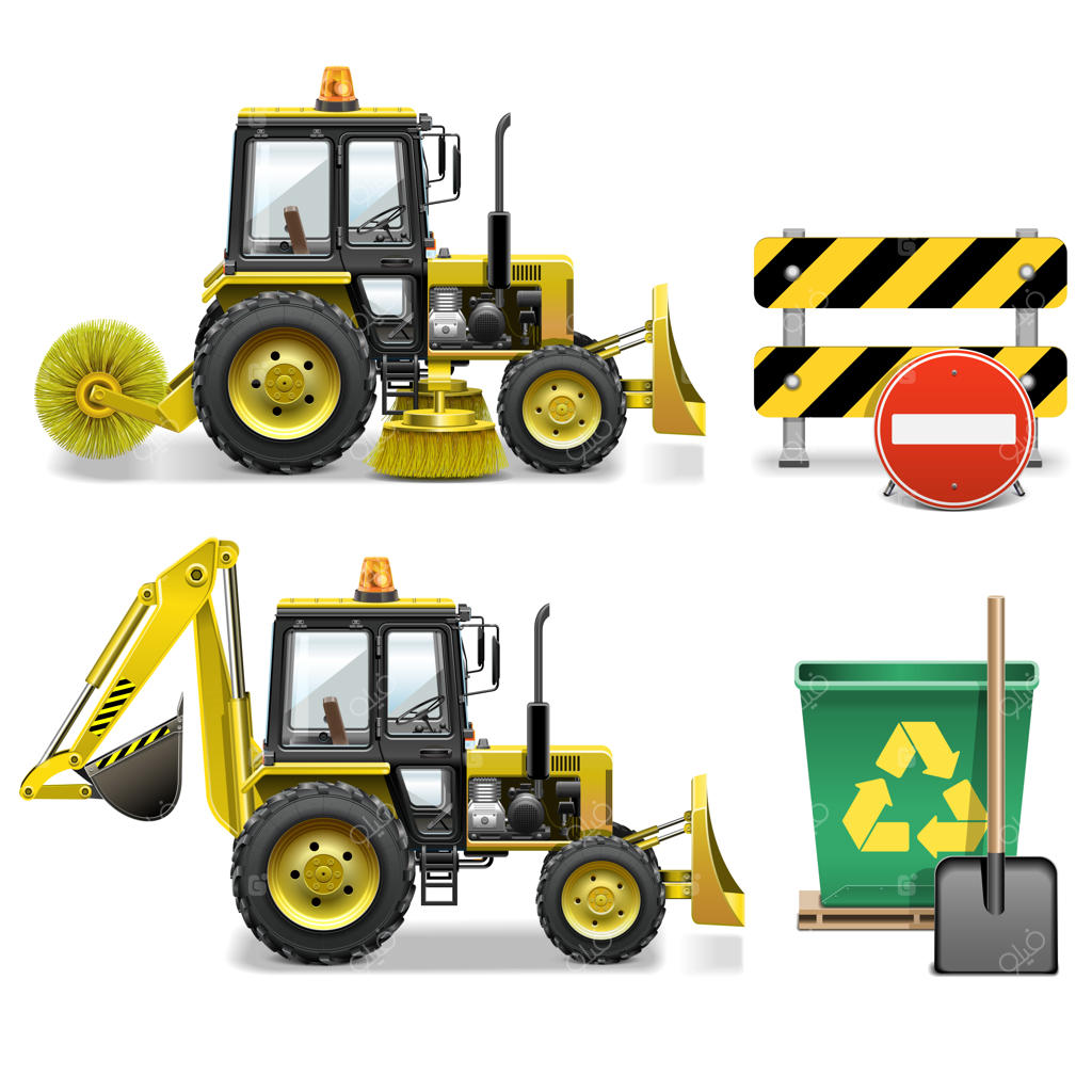 نمادهای نظافت خیابان