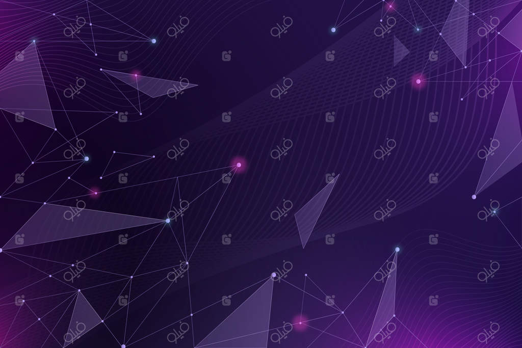 پس‌زمینه انتزاعی ذرات تکنولوژی پیشرفته