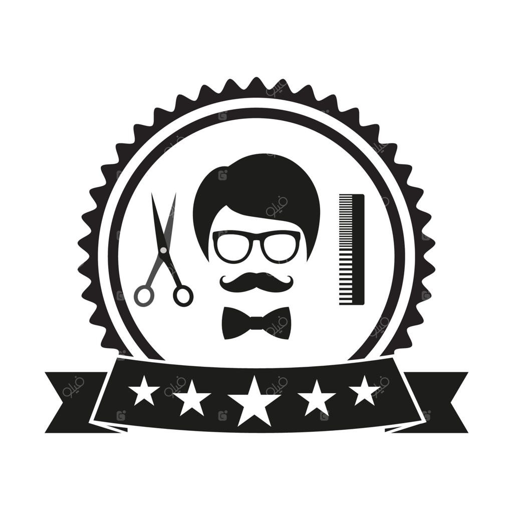 تصویرگری از یک آرایشگر پنج‌ستاره و مدل موی خاص.