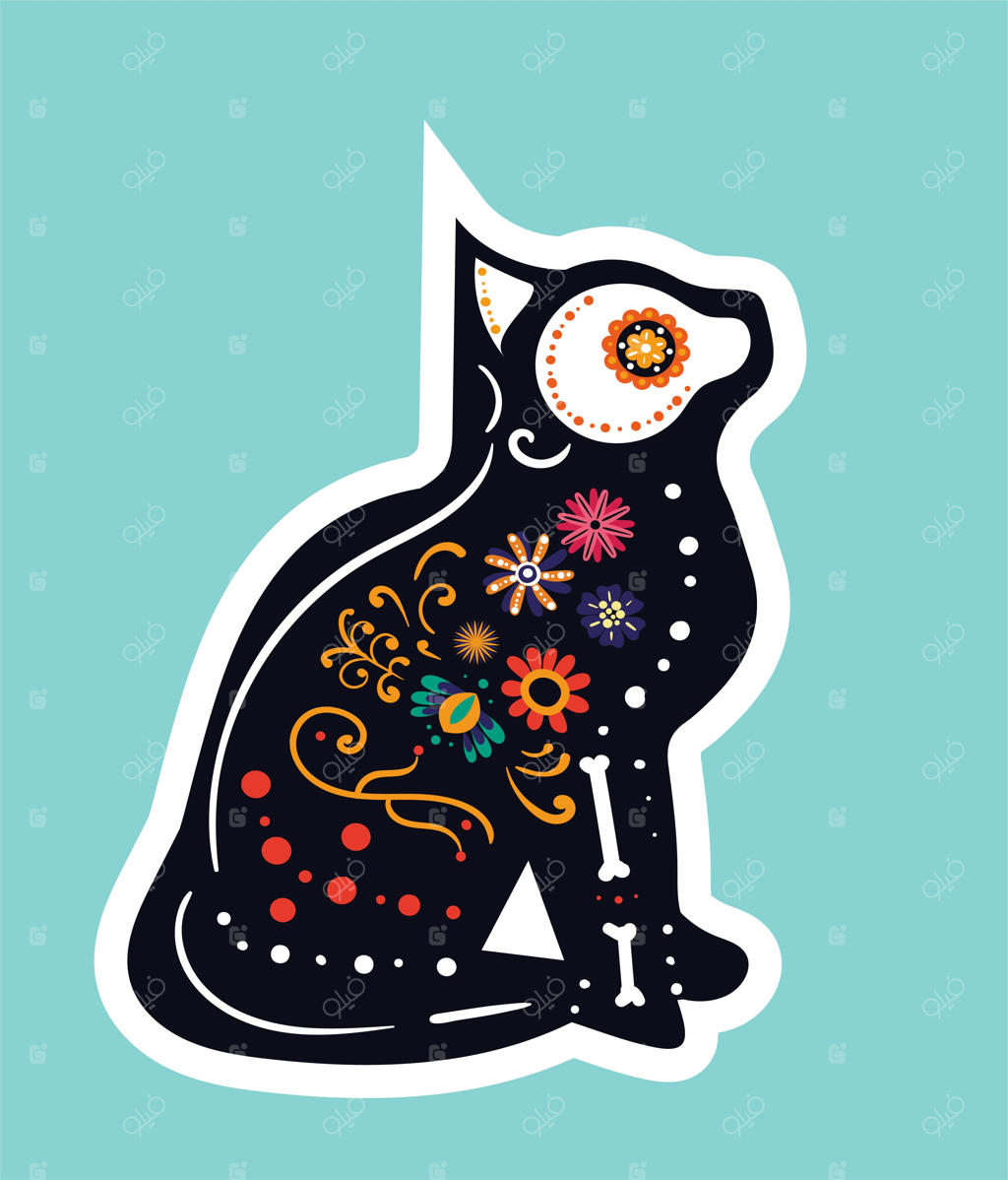 آیکون گربه روز مردگان