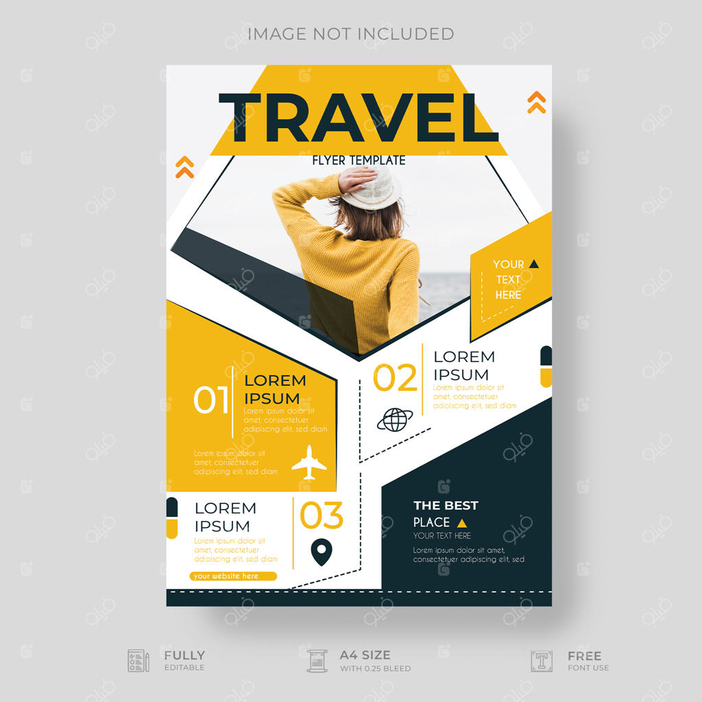 قالب تراکت شرکتی حرفه‌ای