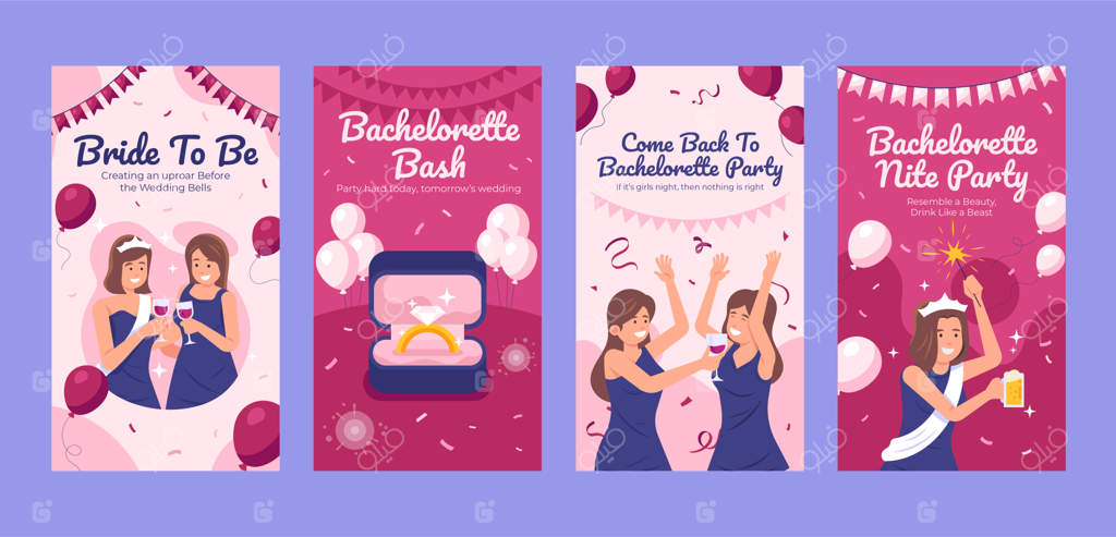 استوری‌های اینستاگرام جشن مجردی