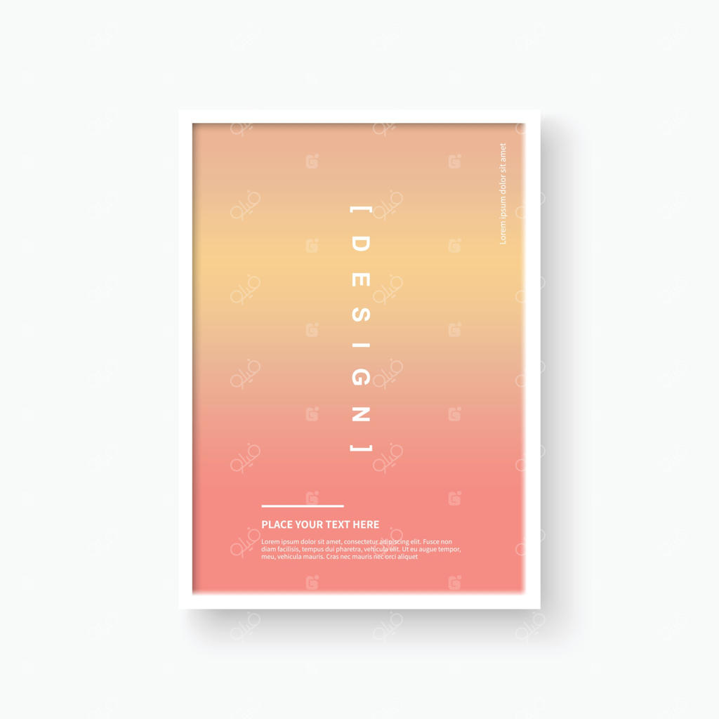 زمینه وکتور با گرادیان رنگی زیبا