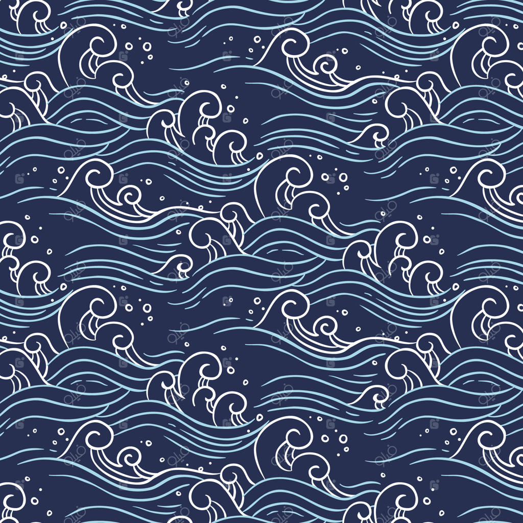 طرح دست‌کشیده‌ی امواج ژاپنی