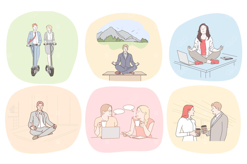 تصویرگری مدیتیشن و آرامش‌بخشی