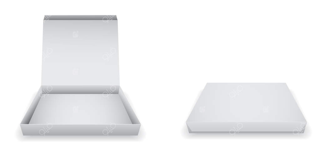 آیکون جعبه پیتزای خالی از کاغذ