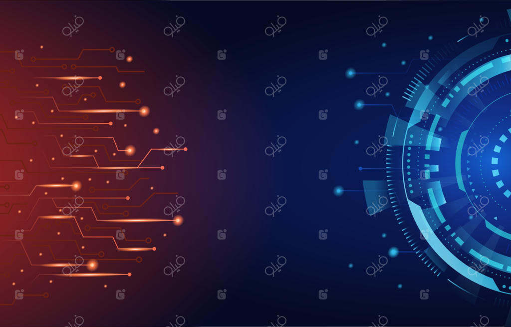پس‌زمینه تکنولوژی فوتوریستیک
