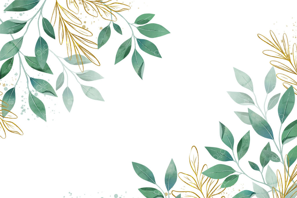 پس‌زمینه برگ‌های خلاقانه با آبرنگ