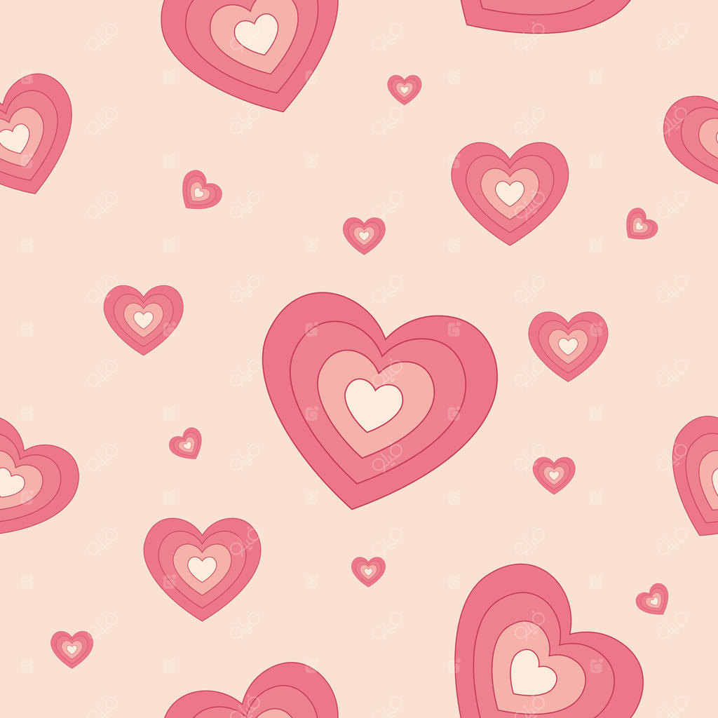 طرح قلب یکنواخت - پس‌زمینه زنده و رنگارنگ