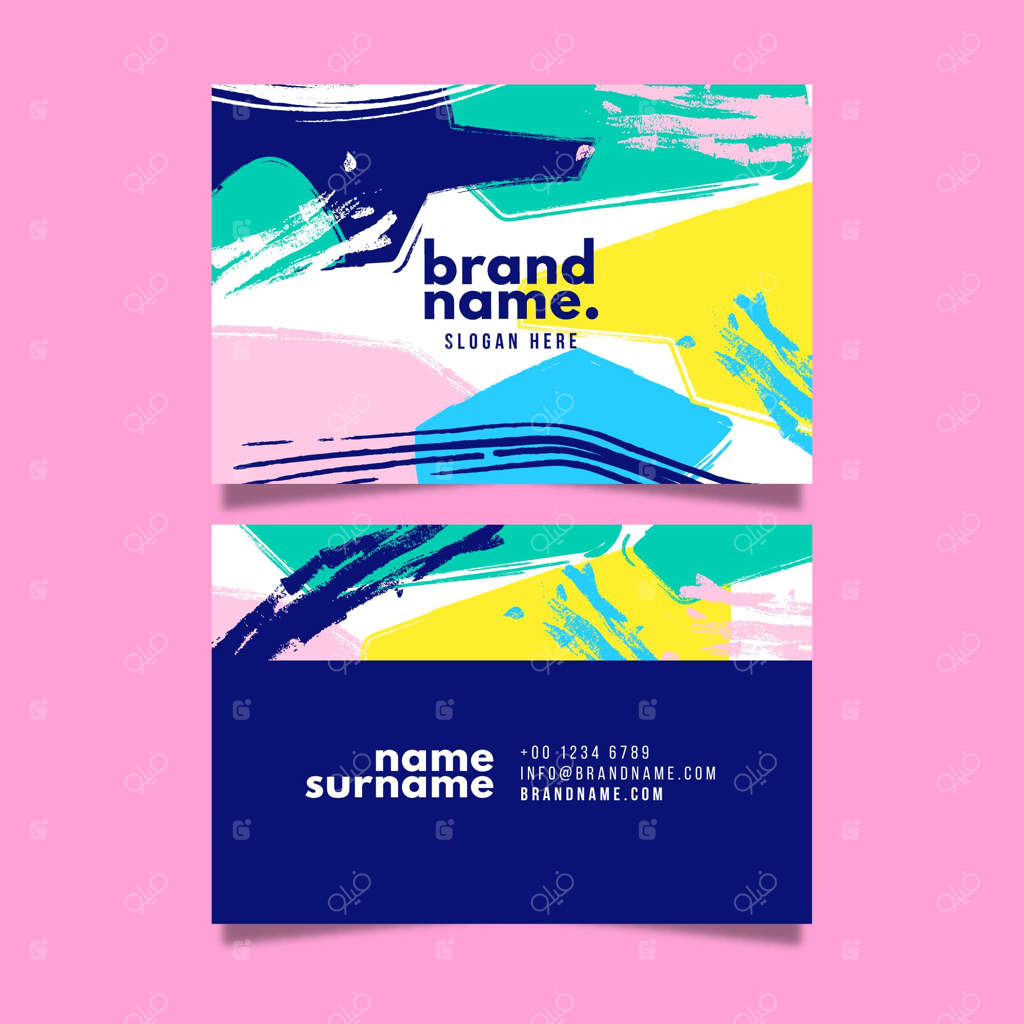 مجموعه قالب‌های کارت ویزیت دست‌ساز