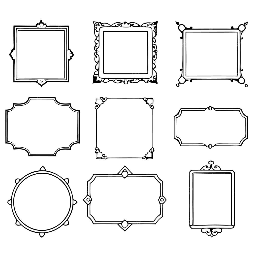 مجموعه ۹ قاب تزیینی شیک