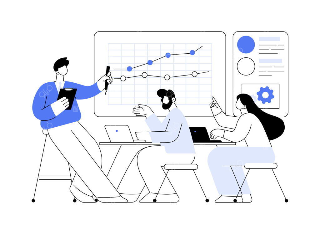 تصویرسازی وکتور مفهوم انتزاعی تحقیقات بازار