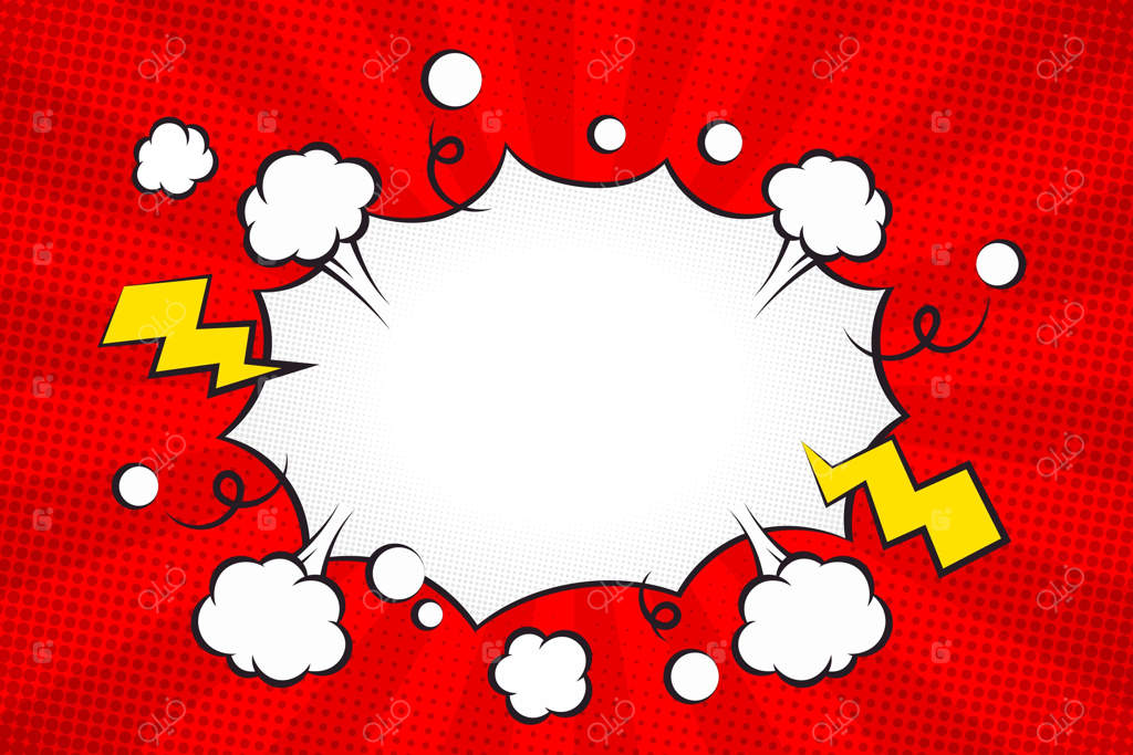 پس‌زمینه به سبک کمیک تخت