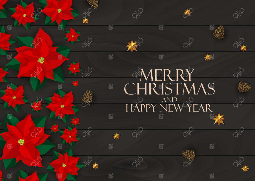 پس‌زمینه سال نو و کریسمس مبارک