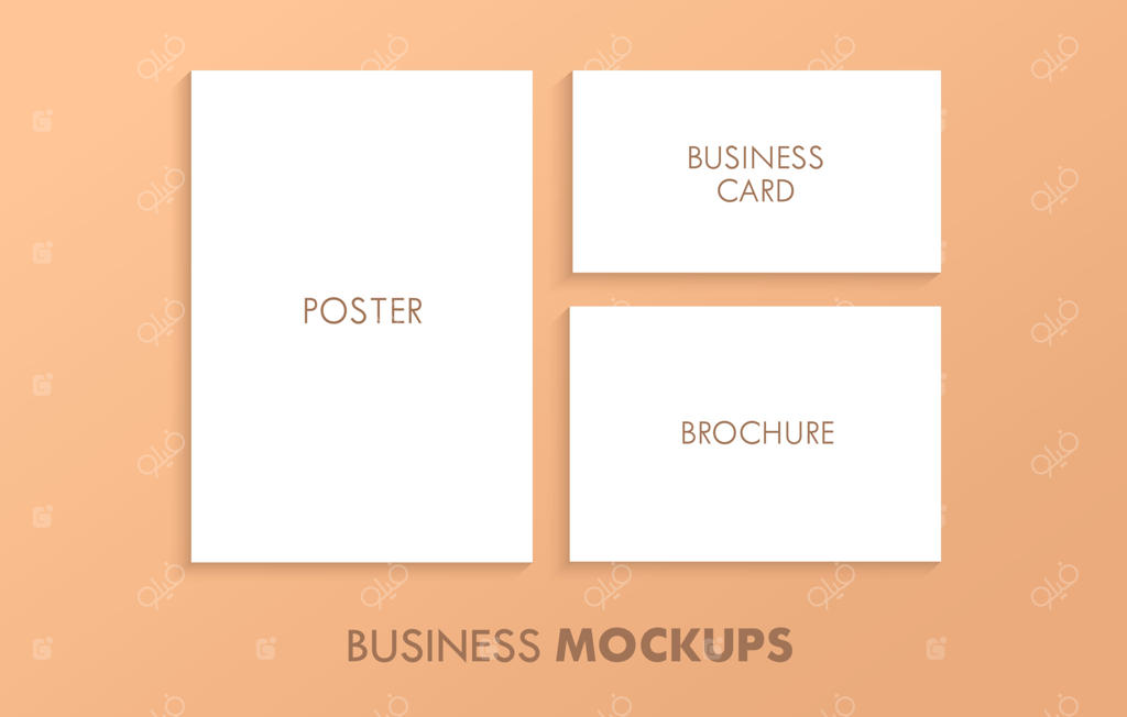 کارت ویزیت، پوستر و بروشور: قالب و پیش‌نمایش برند و هویت بصری