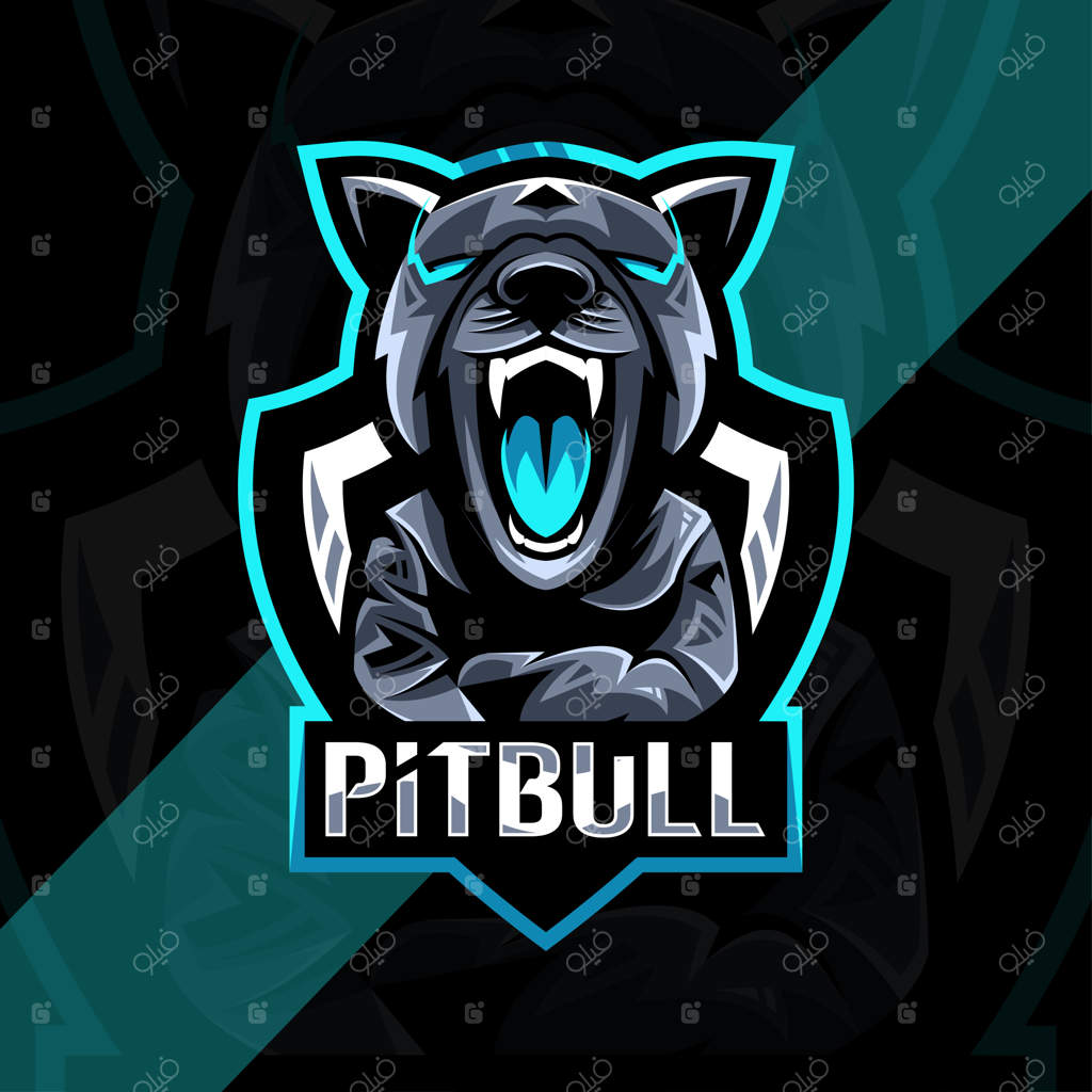 طراحی لوگوی عصبی پیتبول برای اسپرت‌های الکترونیک