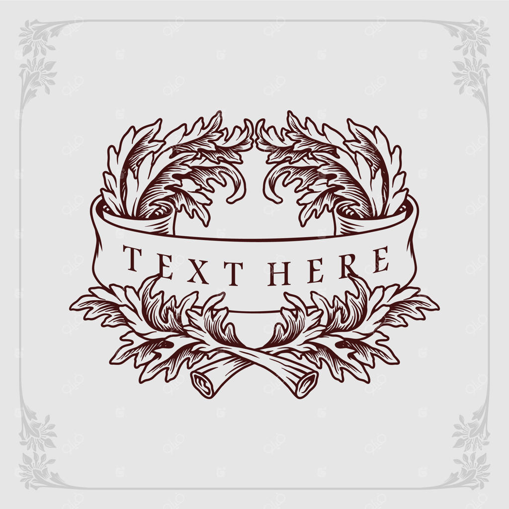 برچسب حکاکی تزئینی شکوفه