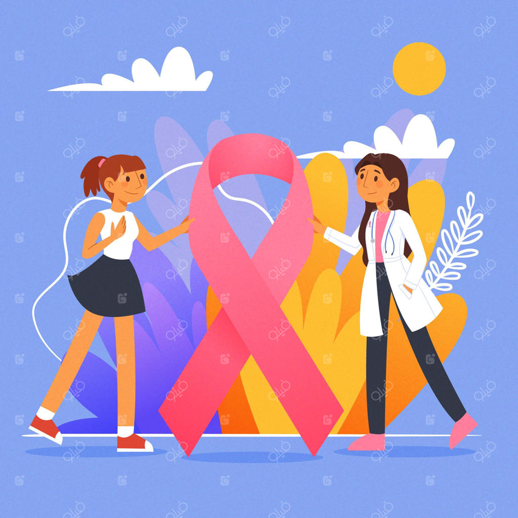 مفهوم ماه آگاهی از سرطان سینه