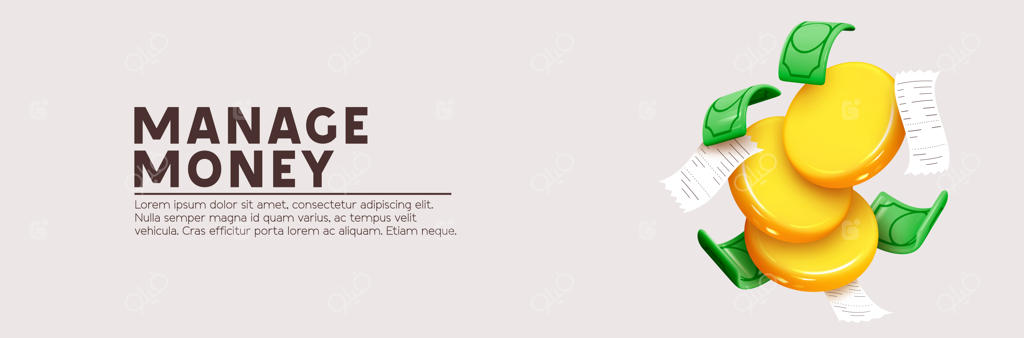 سکه‌های طلا، دلارهای سبز کاغذی، چک‌های نقدی: طراحی سه‌بعدی واقع‌گرایانه به سبک کارتونی. مفهوم تجارت و بازگشت پول نقد. ذخیره‌سازی پس‌انداز. بنر افقی، پوستر، سربرگ برای سایت. تصویر وکتور.