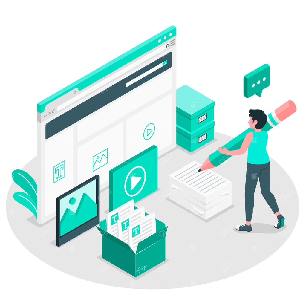 تصویرسازی مفهوم محتوا