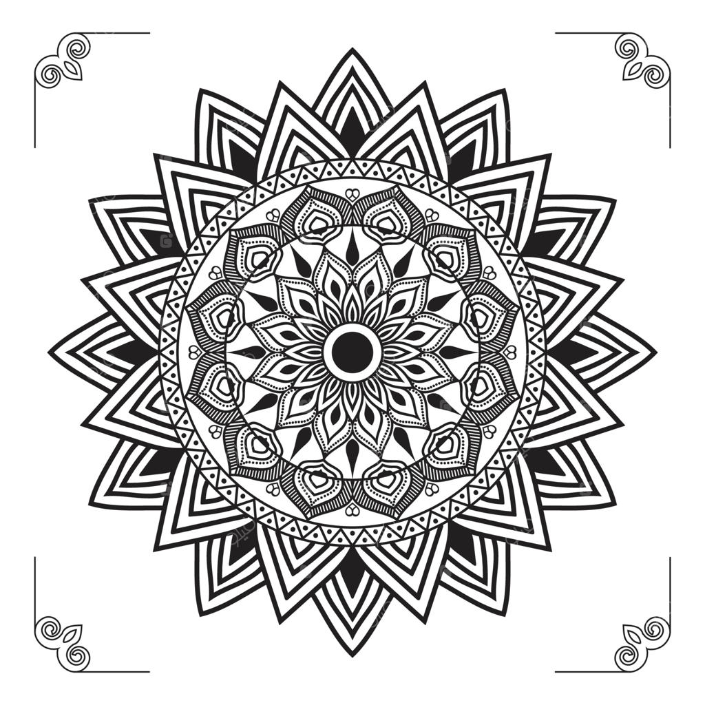 طراحی زمینه مدرن و انتزاعی ماندالا با الگوی لوکس و حرفه‌ای وکتور