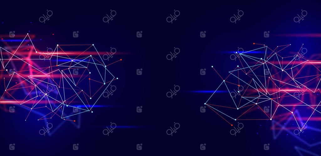 پس‌زمینه اتصال شبکه با نقاط