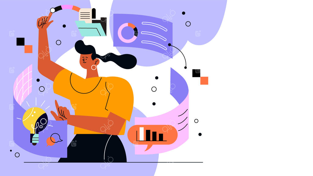 زن در مدیریت داده‌ها و ایده‌ها