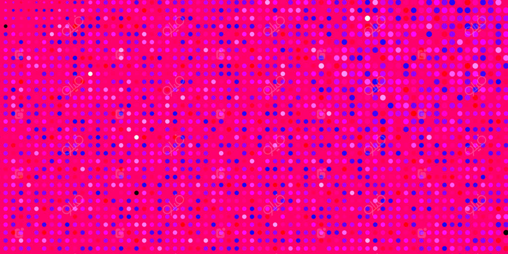 زمینه وکتور با رنگ‌های صورتی روشن و آبی و نقاط.