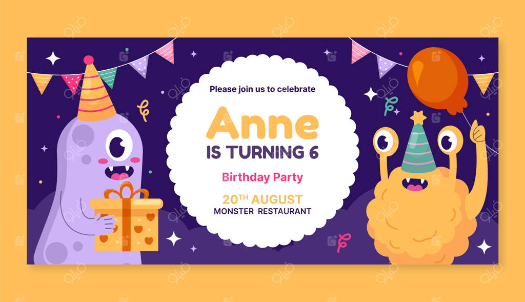 قالب طراحی تولد