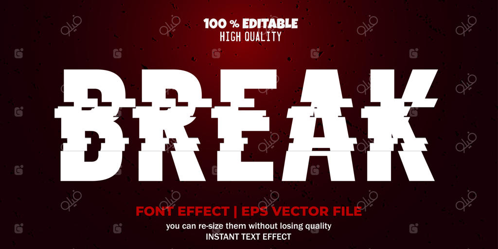 تاثیر فونت قابل ویرایش در شکستن سبک متن