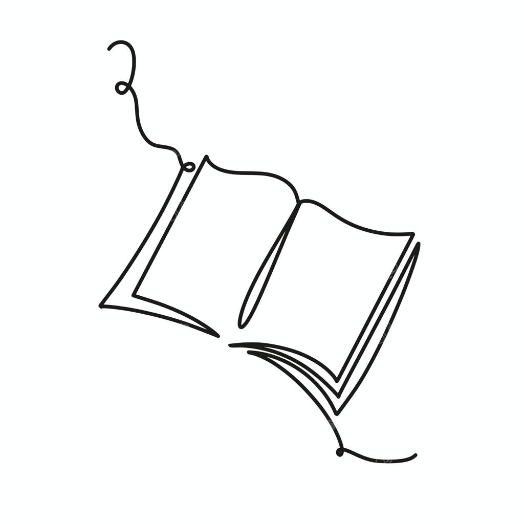 تصویرسازی کتاب با هنر خطی پیوسته وکتور